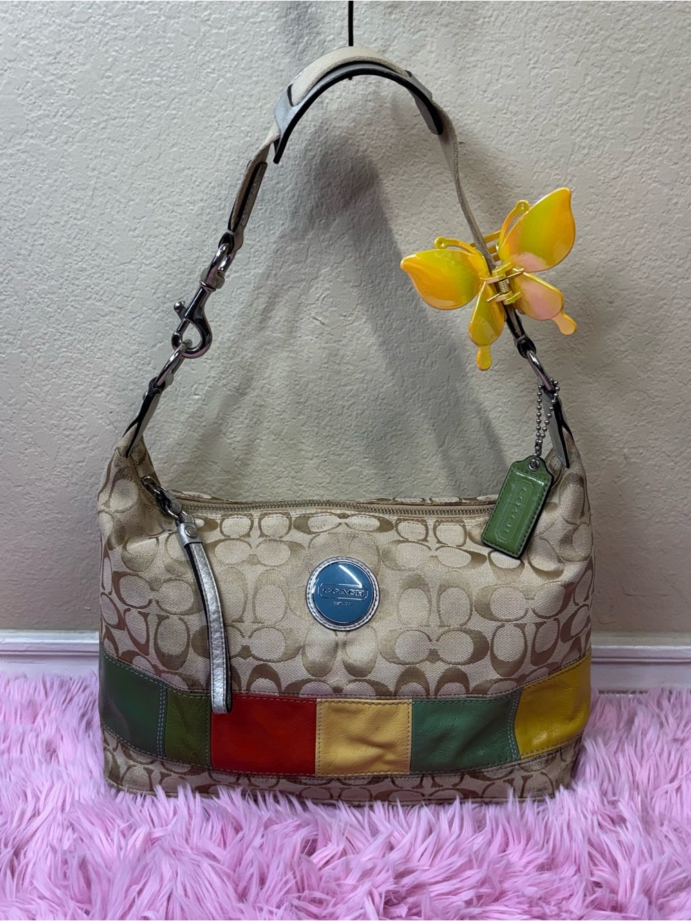 Coach multicolored shoulder bag
